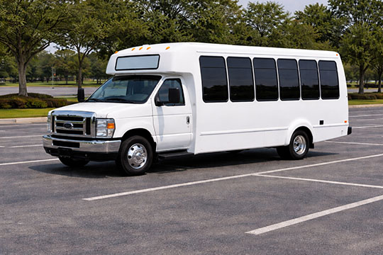 20-passenger minibus available for charter in Marietta, GA