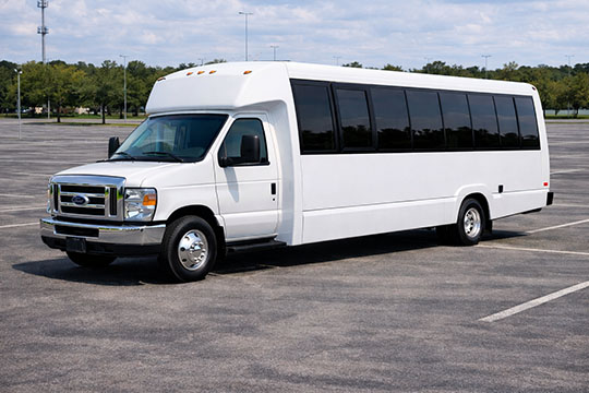 25-passenger minibus available for charter in Marietta, GA